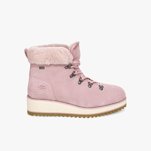 Ugg Birch Lace-Up Shearling Women All-Weather Boots Pink (6427XUEOI)